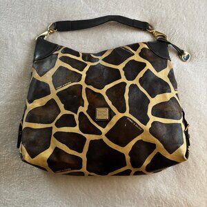 Dooney & Bourke Giraffe Print Hobo Bag 1975 Collection